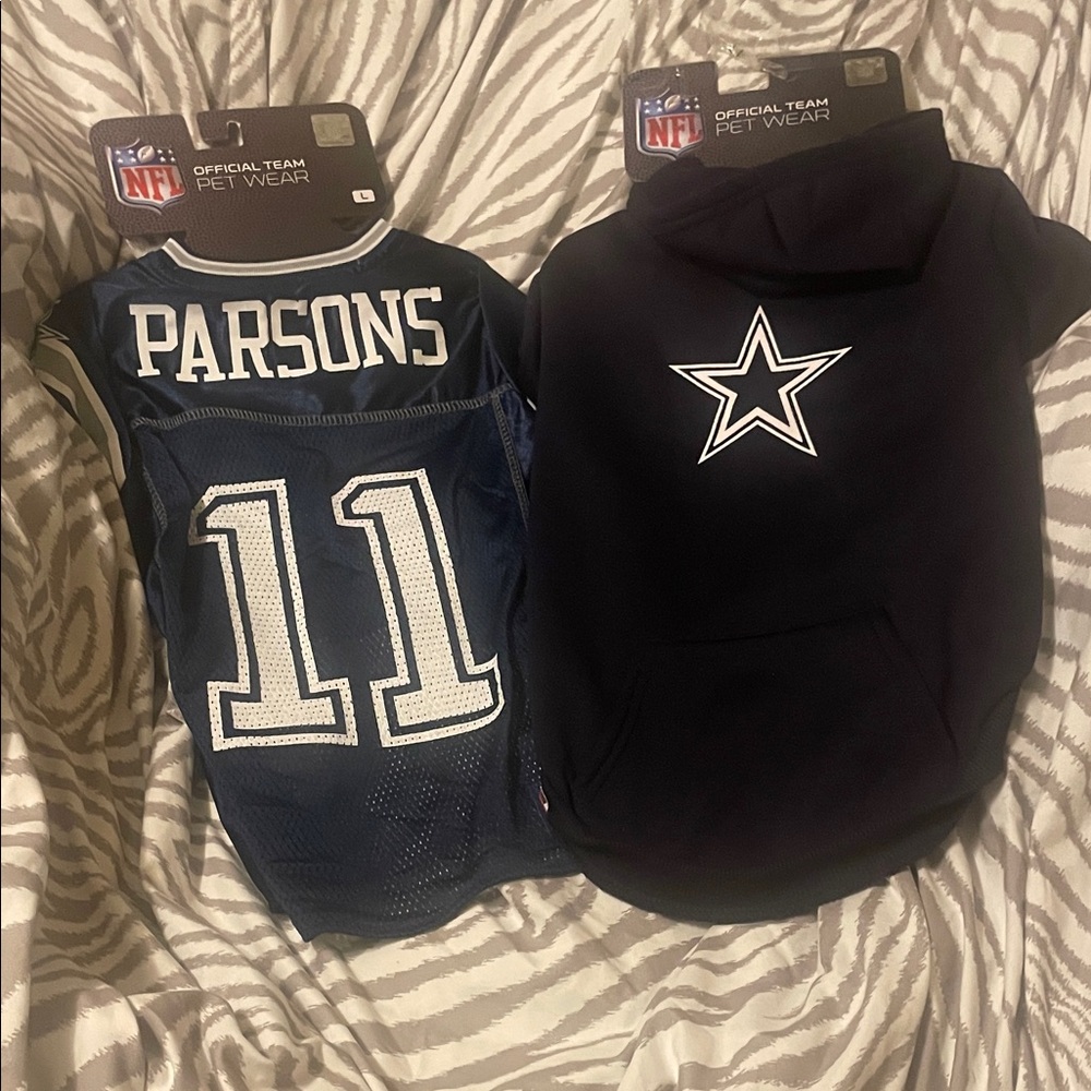 Bundle of NFL Dallas Cowboys Dogs Set Size: L